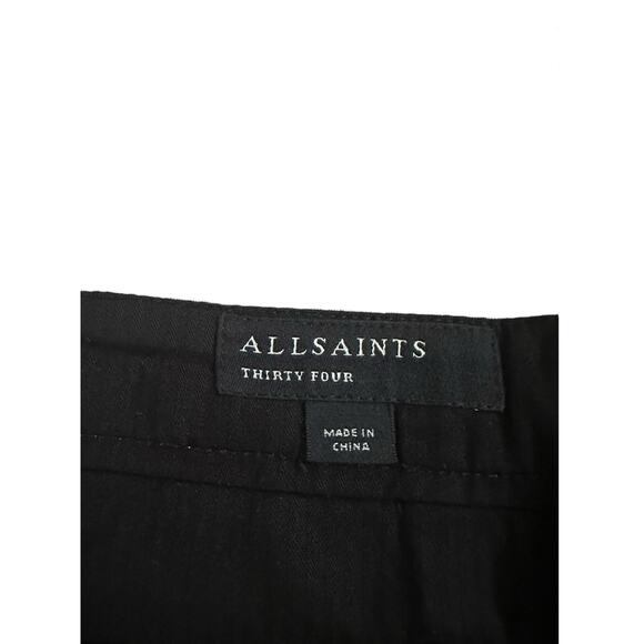 NEW ALLSAINTS Walde Chino Moorland Brown Khaki Size 34 Pants NWT - Picture 6 of 8